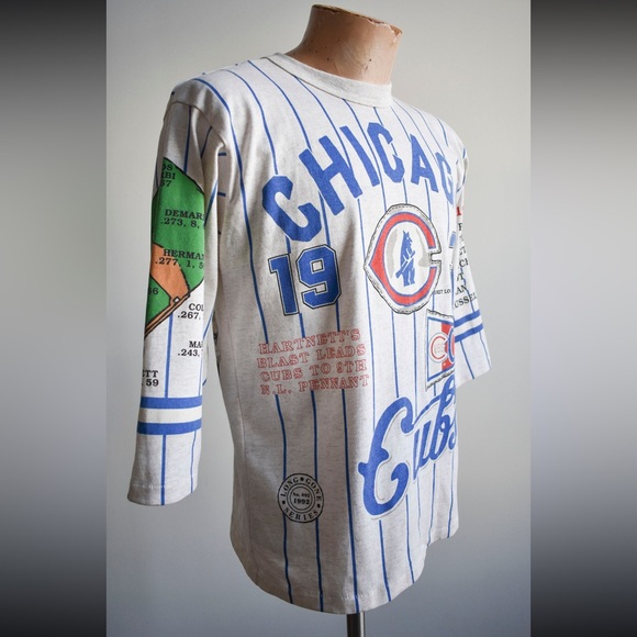 Vintage Rare 1990s Chicago Cubs Jersey Tee - Picture 2 of 10